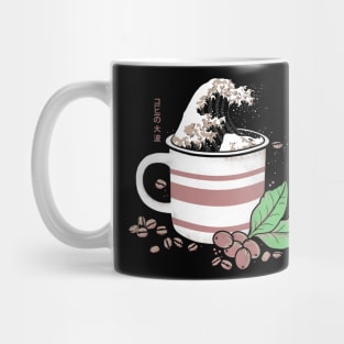 the great wave of coffee Mug